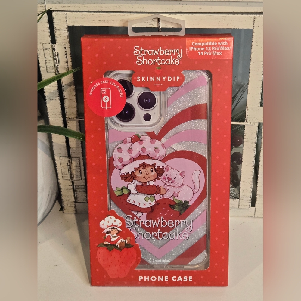 Strawberry Shortcake Glitter Phone Case by Skinnydip